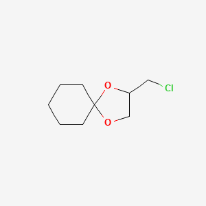 molecular formula C9H15ClO2 B1294506 2-(Chloromethyl)-1,4-dioxaspiro[4.5]decane CAS No. 5503-32-2