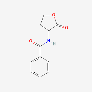 molecular formula C11H11NO3 B1294508 N-(2-氧代四氢呋喃-3-基)苯甲酰胺 CAS No. 13602-48-7