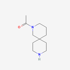 molecular formula C11H20N2O B12945081 1-(2,9-Diazaspiro[5.5]undecan-2-yl)ethan-1-one 