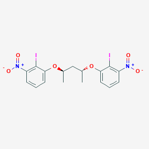 3,3'-((2R,4R)-Pentane-2,4-diylbis(oxy))bis(2-iodo-1-nitrobenzene)