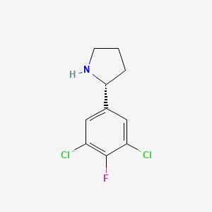 (R)-2-(3,5-Dichloro-4-fluorophenyl)pyrrolidine