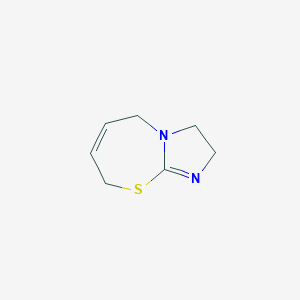 molecular formula C7H10N2S B12945195 2,3,5,8-Tetrahydroimidazo[2,1-b][1,3]thiazepine CAS No. 500604-74-0