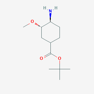 tert-Butyl (3S,4S)-4-amino-3-methoxycyclohexane-1-carboxylate