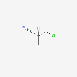 molecular formula C4H6ClN B1294522 3-氯-2-甲基丙腈 CAS No. 7659-45-2
