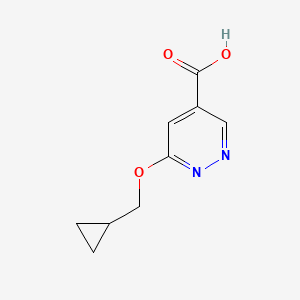 6-(Cyclopropylmethoxy)pyridazine-4-carboxylic acid