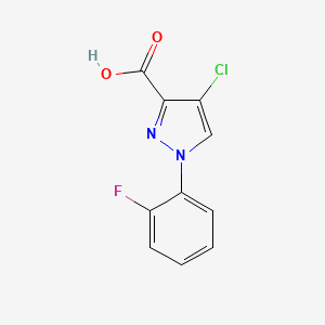 4-Chloro-1-(2-fluorophenyl)-1H-pyrazole-3-carboxylic acid