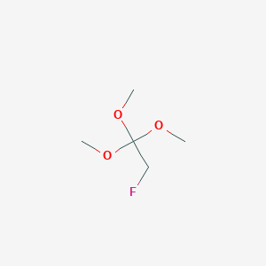 molecular formula C5H11FO3 B12945282 2-Fluoro-1,1,1-trimethoxyethane 