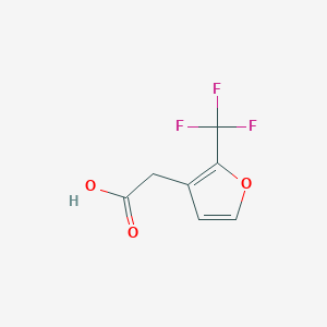 2-(2-(Trifluoromethyl)furan-3-yl)acetic acid