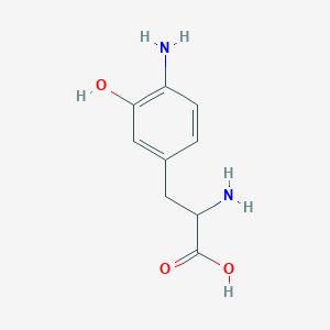 B129453 2-Amino-3-(4-amino-3-hydroxyphenyl)propanoic acid CAS No. 21819-90-9