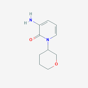 3-Amino-1-(oxan-3-yl)-1,2-dihydropyridin-2-one