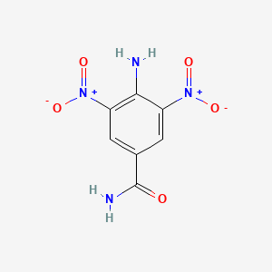 molecular formula C7H6N4O5 B1294534 4-氨基-3,5-二硝基苯甲酰胺 CAS No. 54321-79-8