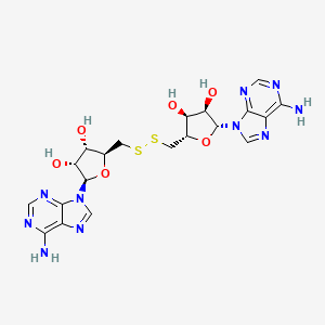 (2s,3s,4r,5r,2's,3's,4'r,5'r)-2,2'-[dithiobis(Methylene)]bis[5-(6-Amino-9h-Purin-9-Yl)tetrahydrofuran-3,4-Diol]