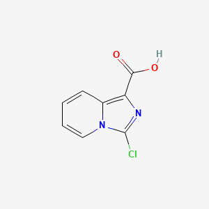 3-Chloroimidazo[1,5-a]pyridine-1-carboxylic acid