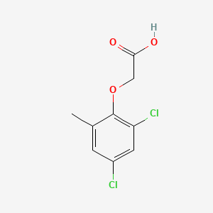 molecular formula C9H8Cl2O3 B1294548 2,4-二氯-6-甲基苯氧乙酸 CAS No. 13333-87-4