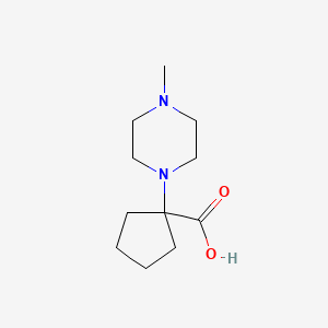 1-(4-Methylpiperazin-1-yl)cyclopentane-1-carboxylic acid