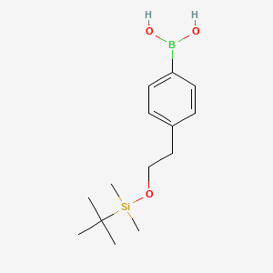 4-(2-(Tert-butyldimethylsilyloxy)ethyl)phenylboronic acid