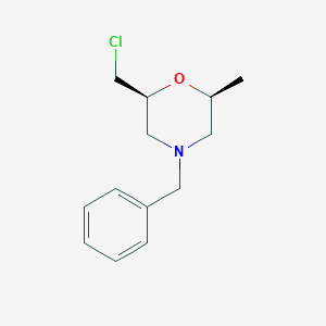 (2S,6S)-4-Benzyl-2-(chloromethyl)-6-methylmorpholine