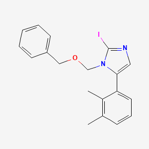 1-((Benzyloxy)methyl)-5-(2,3-dimethylphenyl)-2-iodo-1H-imidazole