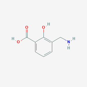 molecular formula C8H9NO3 B12945602 3-(Aminomethyl)-2-hydroxybenzoic acid 