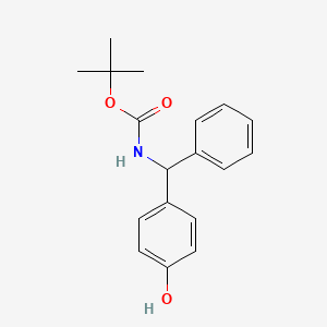 tert-Butyl ((4-hydroxyphenyl)(phenyl)methyl)carbamate