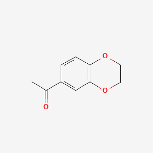 molecular formula C10H10O3 B1294565 1,4-Benzodioxan-6-yl methyl ketone CAS No. 2879-20-1