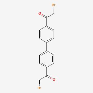 molecular formula C16H12Br2O2 B1294571 4,4'-双（2-溴乙酰基）联苯 CAS No. 4072-67-7