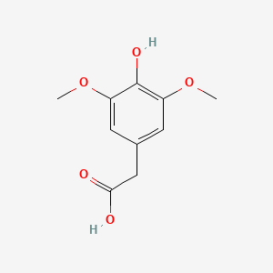 molecular formula C10H12O5 B1294572 3,5-二甲氧基-4-羟基苯乙酸 CAS No. 4385-56-2