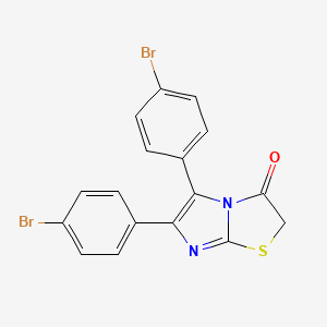 5,6-Bis(4-bromophenyl)imidazo[2,1-b][1,3]thiazol-3(2H)-one