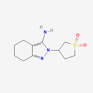 3-(3-Amino-4,5,6,7-tetrahydro-2H-indazol-2-yl)tetrahydrothiophene 1,1-dioxide