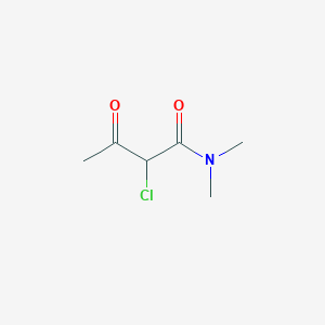 molecular formula C6H10ClNO2 B1294580 2-Chloro-N,N-dimethyl-3-oxobutanamide CAS No. 5810-11-7