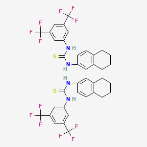 (R)-1,1'-(5,5',6,6',7,7',8,8'-octahydro-[1,1'-binaphthalene]-2,2'-diyl)bis(3-(3,5-bis(trifluoromethyl)phenyl)thiourea)