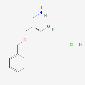 (R)-3-Amino-2-((benzyloxy)methyl)propan-1-ol hydrochloride