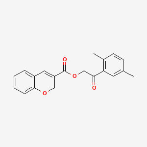 2-(2,5-Dimethylphenyl)-2-oxoethyl 2H-chromene-3-carboxylate