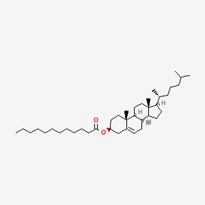 molecular formula C39H68O2 B1294587 月桂酸胆固醇酯 CAS No. 1908-11-8