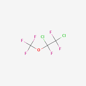 molecular formula C3Cl2F6O B1294591 1,2-二氯-1,1,2-三氟-2-(三氟甲氧基)乙烷 CAS No. 2356-53-8