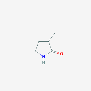 molecular formula C5H9NO B1294592 3-Methyl-2-pyrrolidinone CAS No. 2555-05-7