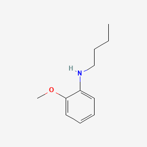 molecular formula C11H17NO B1294594 Benzenamine, N-butyl-2-methoxy- CAS No. 65570-20-9