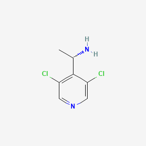 (S)-1-(3,5-Dichloropyridin-4-yl)ethan-1-amine