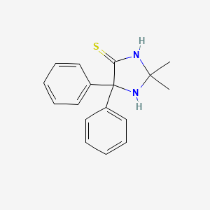 2,2-Dimethyl-5,5-diphenylimidazolidine-4-thione