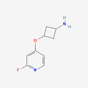 trans-3-[(2-Fluoro-4-pyridyl)oxy]cyclobutanamine