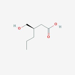 (R)-3-(Hydroxymethyl)hexanoic acid