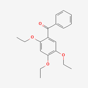 molecular formula C19H22O4 B1294603 2,4,5-Triethoxybenzophenone CAS No. 52199-46-9