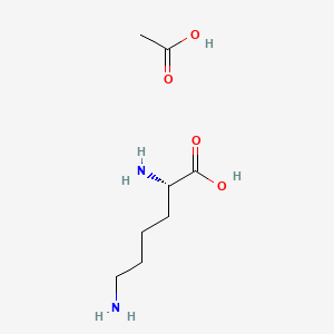 molecular formula C8H18N2O4 B1294604 L-Lysine acetate CAS No. 52315-76-1
