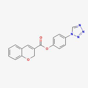 4-(1H-Tetrazol-1-yl)phenyl 2H-chromene-3-carboxylate