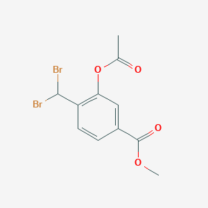 Methyl 3-acetoxy-4-(dibromomethyl)benzoate