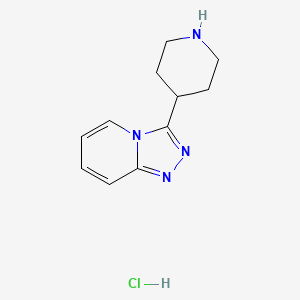 3-(4-Piperidyl)-[1,2,4]triazolo[4,3-a]pyridine hydrochloride