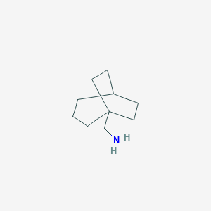 molecular formula C10H19N B12946090 Bicyclo[3.2.2]nonan-1-ylmethanamine 