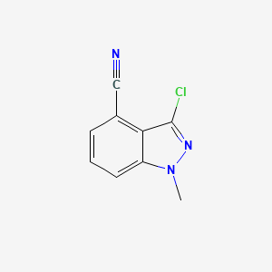 3-Chloro-1-methyl-4-indazolecarbonitrile