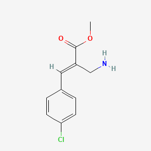 Methyl 2-(aminomethyl)-3-(4-chlorophenyl)acrylate