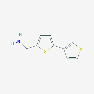 molecular formula C9H9NS2 B12946107 [2,3'-Bithiophen]-5-ylmethanamine 